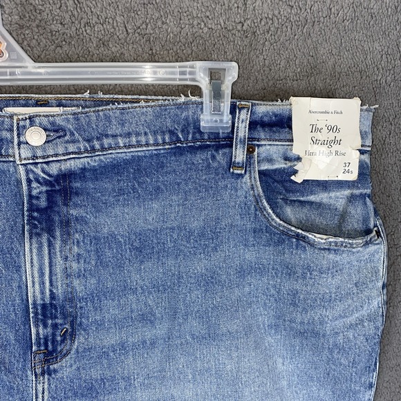 *NEW* Abercrombie & Fitch Women's 37 / 24s  The 90's Straight Ultra High Rise - Picture 3 of 15